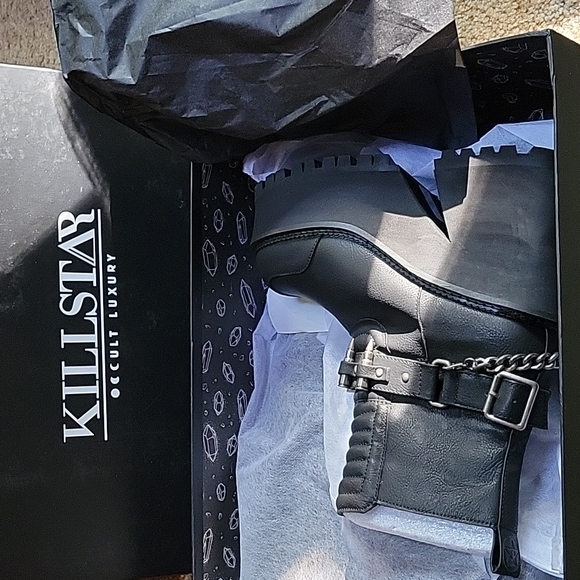 Killstar Rise Up Boots BNIB Size 8 - Picture 3 of 11